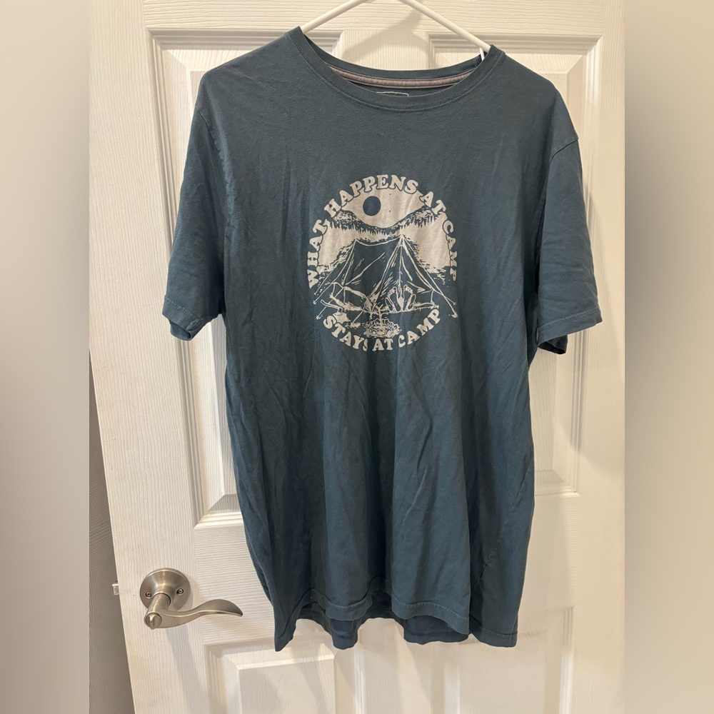 5/$25 The North Face Men's Blue Graphic T-Shirt